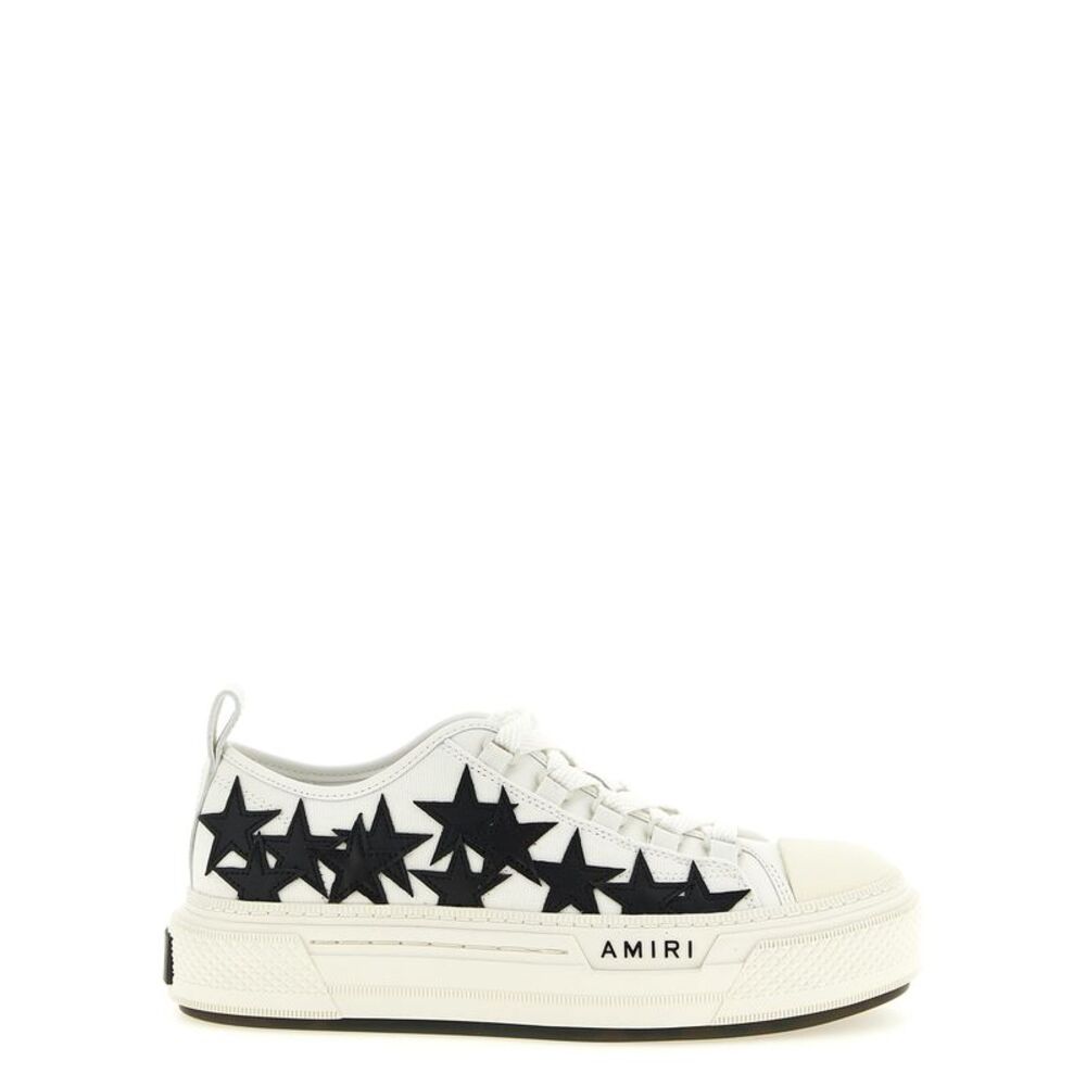 Amiri White Cotton Low Top Women's Sneakers